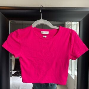 Aritzia Babaton Cropped Contour Tee